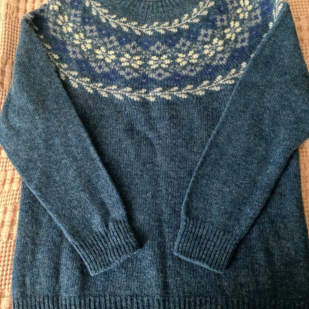 Ladies Blue House of Bruar Sweater from Scotland